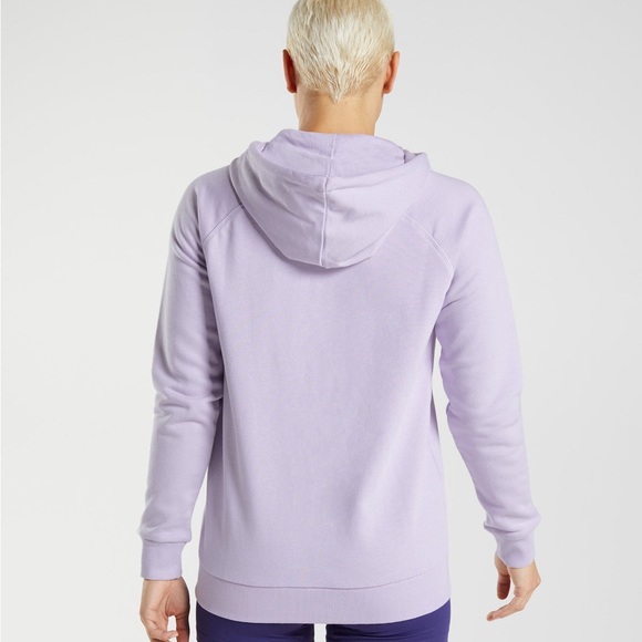 Gymshark Lilac purple zip up hoodie - Picture 2 of 7